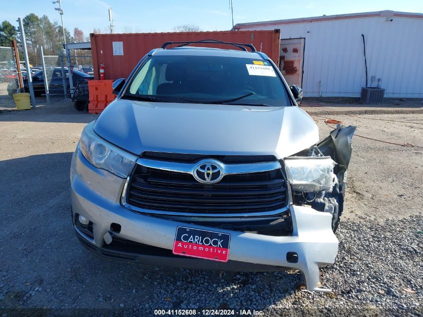 VIN 5TDKKRFH9GS123176 2016 Toyota Highlander, Xle V6 no.12