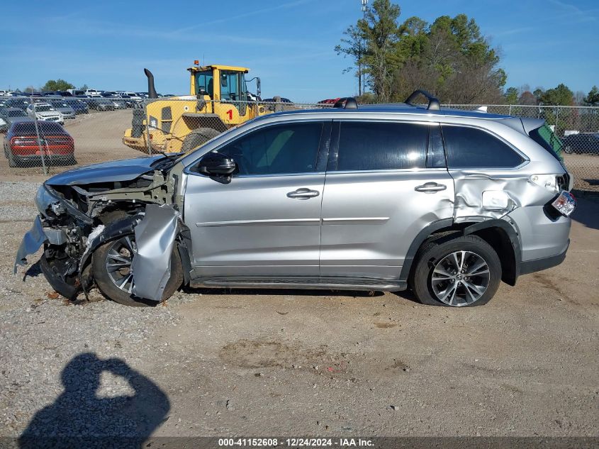 VIN 5TDKKRFH9GS123176 2016 Toyota Highlander, Xle V6 no.14