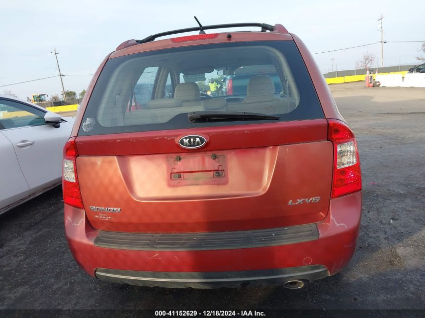 2007 Kia Rondo Lx V6 VIN: KNAFG526677061808 Lot: 41152629