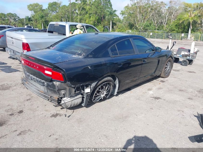 VIN 2C3CDXBG6EH246112 2014 DODGE CHARGER no.4