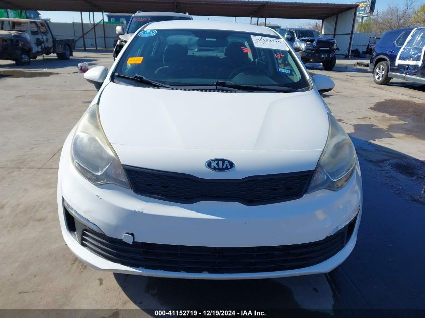 2016 Kia Rio Lx VIN: KNADM4A32G6613084 Lot: 41152719