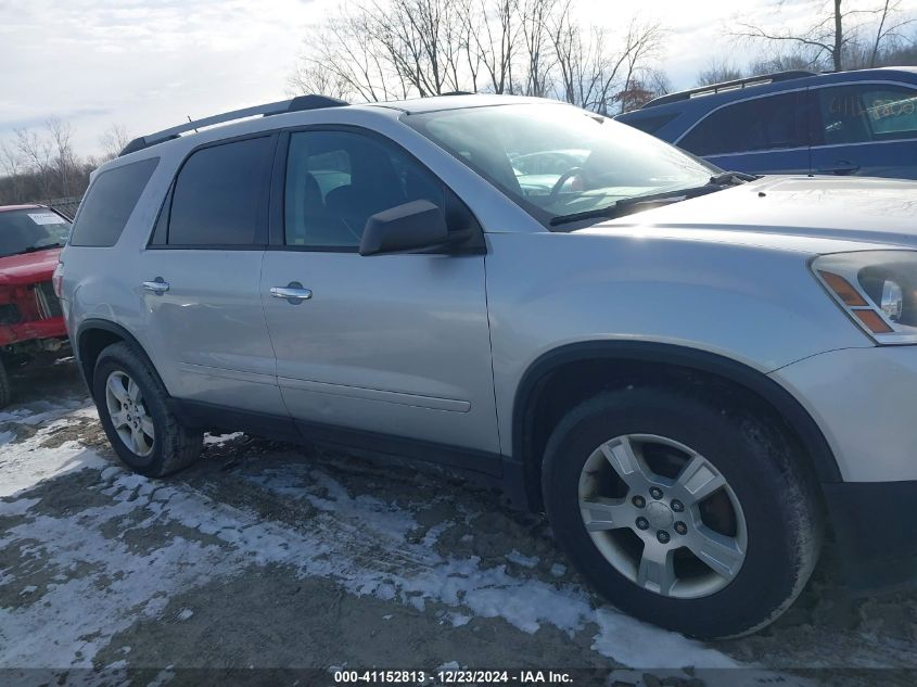 2011 GMC Acadia Sle VIN: 1GKKVPEDXBJ337629 Lot: 41152813