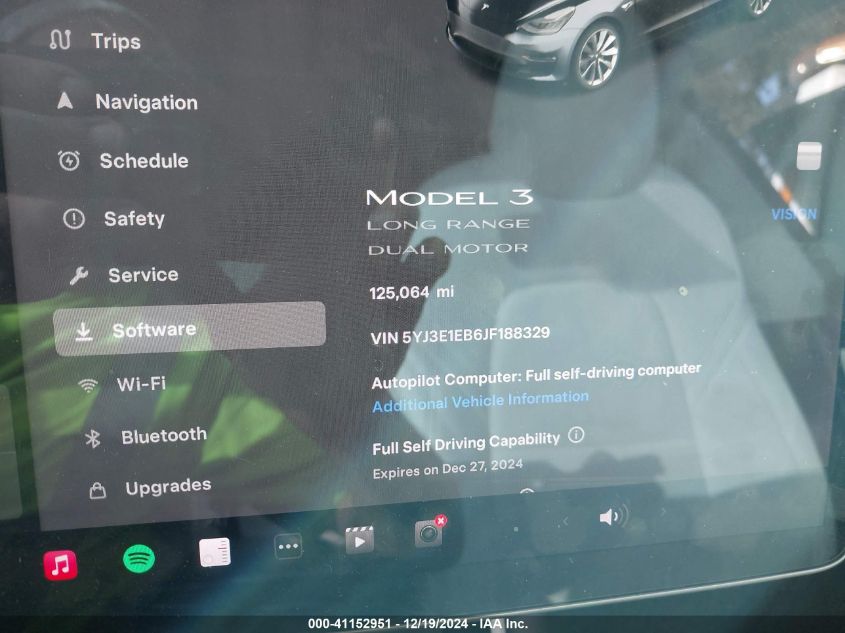 2018 TESLA MODEL 3 LONG RANGE/PERFORMANCE - 5YJ3E1EB6JF188329