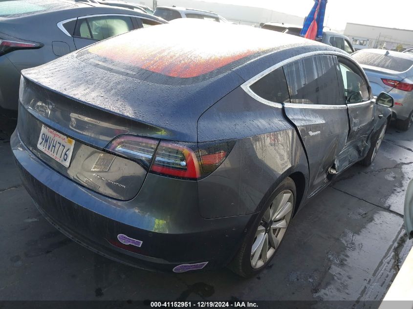 2018 Tesla Model 3 Long Range/Performance VIN: 5YJ3E1EB6JF188329 Lot: 41152951