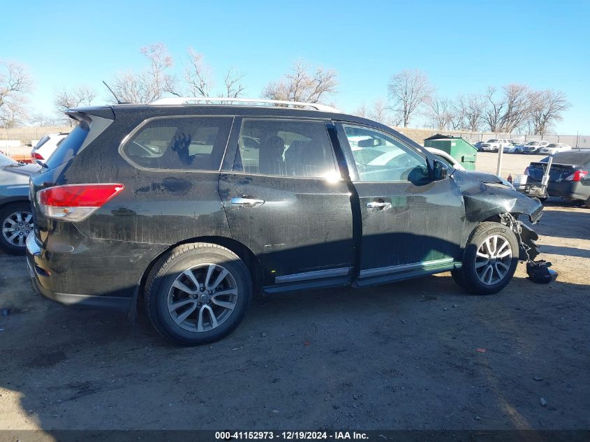 2014 Nissan Pathfinder Sl VIN: 5N1AR2MNXEC728776 Lot: 41152973