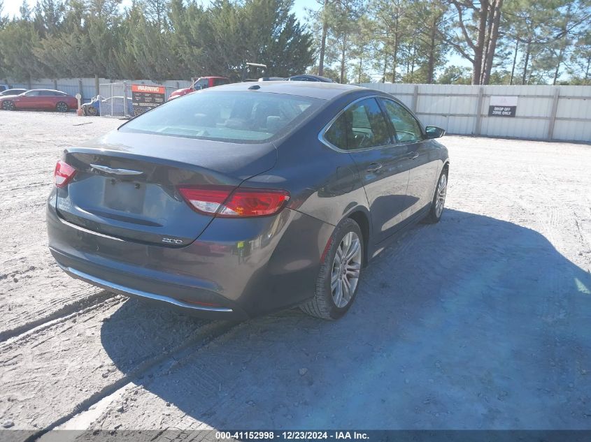 VIN 1C3CCCAB7FN536191 2015 Chrysler 200, Limited no.4