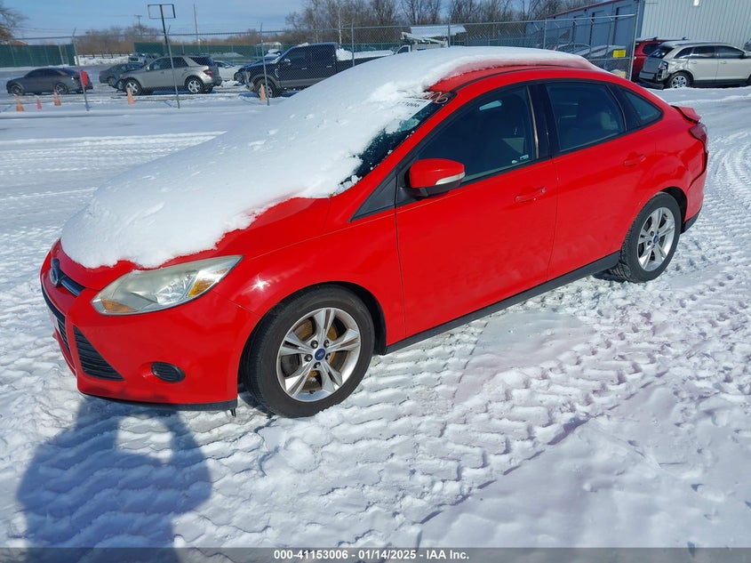 Vin: 1fadp3f23el150994, lot: 41643252, ford focus se 20142
