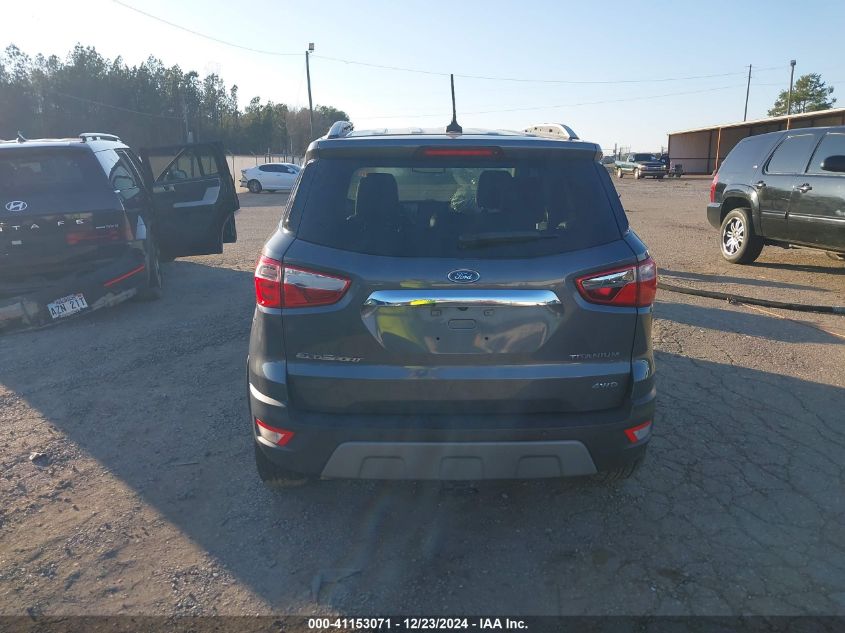 2020 Ford Ecosport Titanium VIN: MAJ6S3KL1LC334057 Lot: 41153071