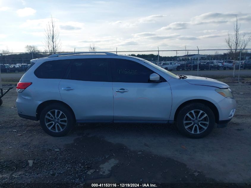 2013 Nissan Pathfinder Sv VIN: 5N1AR2MM1DC635179 Lot: 41153116