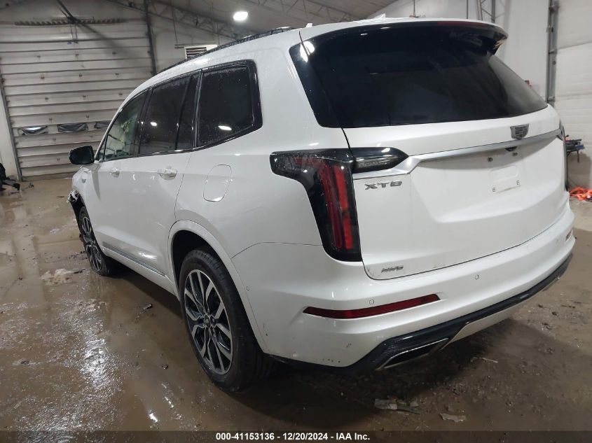 VIN 1GYKPGRS2MZ226604 2021 Cadillac XT6, Awd Sport no.3