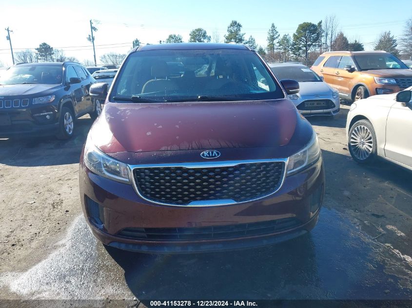 2015 Kia Sedona Lx VIN: KNDMB5C19F6052133 Lot: 41153278