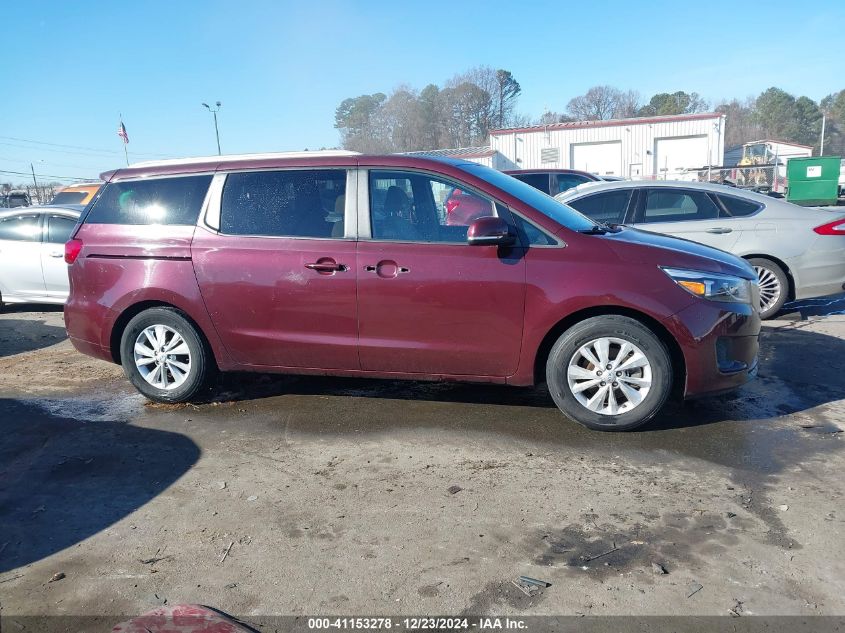 2015 Kia Sedona Lx VIN: KNDMB5C19F6052133 Lot: 41153278