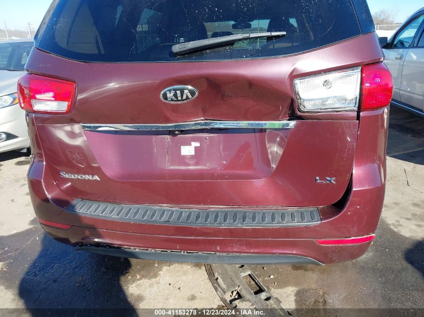 2015 Kia Sedona Lx VIN: KNDMB5C19F6052133 Lot: 41153278