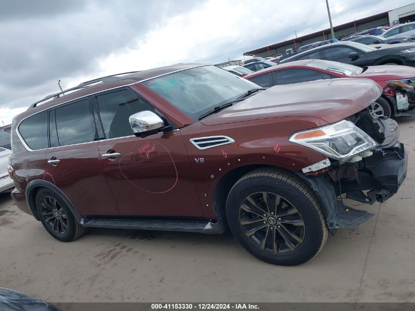 2018 Nissan Armada Platinum VIN: JN8AY2ND8J9059318 Lot: 41153330