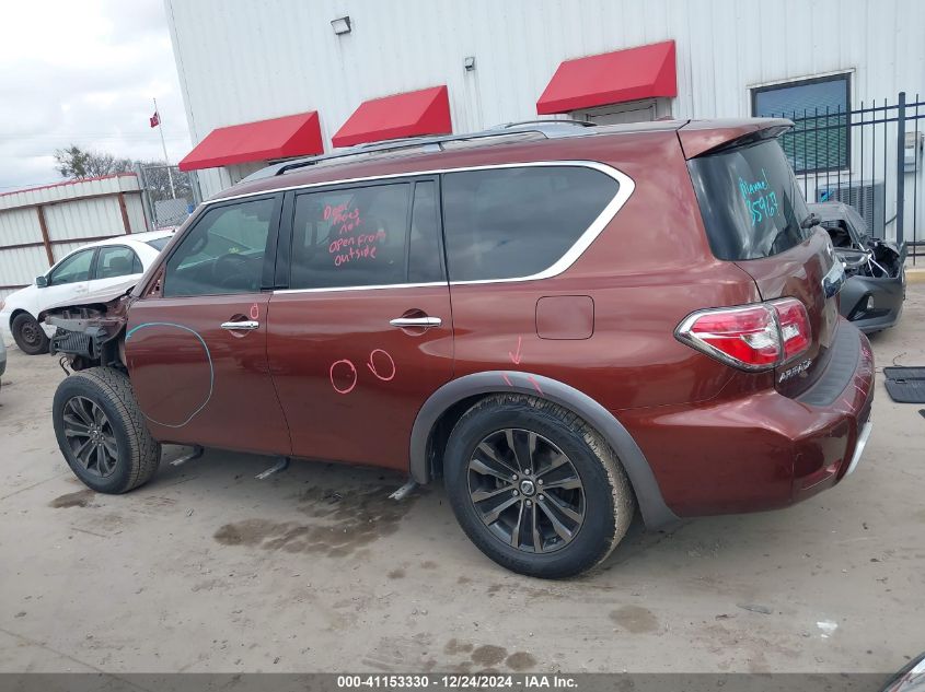 2018 Nissan Armada Platinum VIN: JN8AY2ND8J9059318 Lot: 41153330