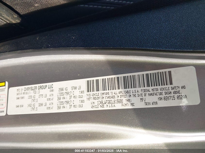 2013 JEEP WRANGLER UNLIMITED RUBICON - 1C4BJWFG6DL615699