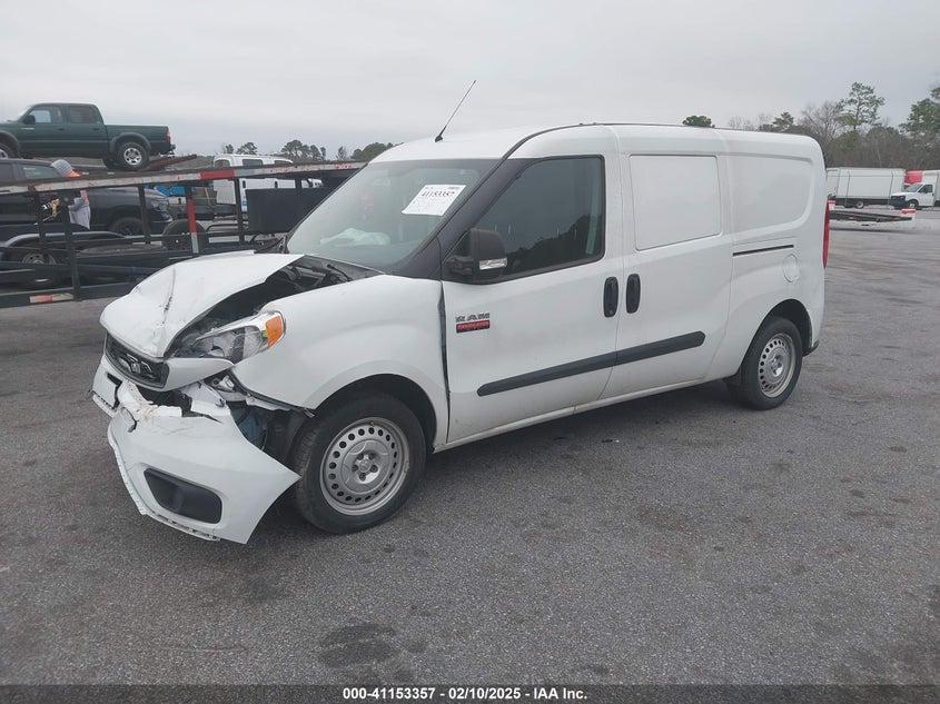 Vin: zfbhrfab2n6y58220, lot: 41643603, ram promaster city cargo van 20222