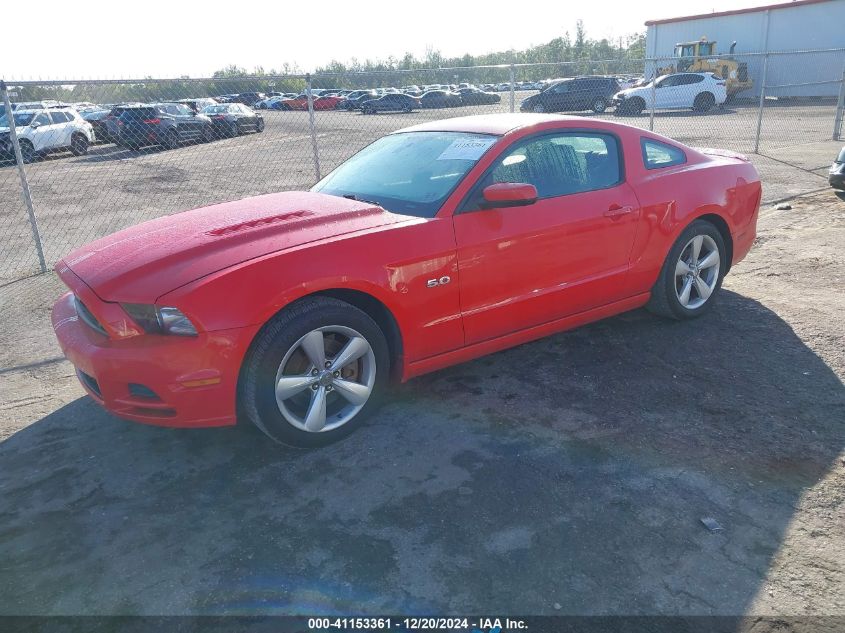 VIN 1ZVBP8CF2D5252258 2013 Ford Mustang, GT no.2