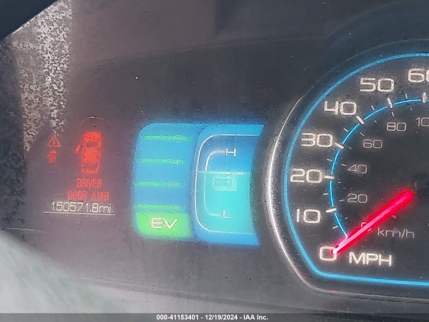 2012 Ford Fusion Hybrid VIN: 3FADP0L37CR288550 Lot: 41153401