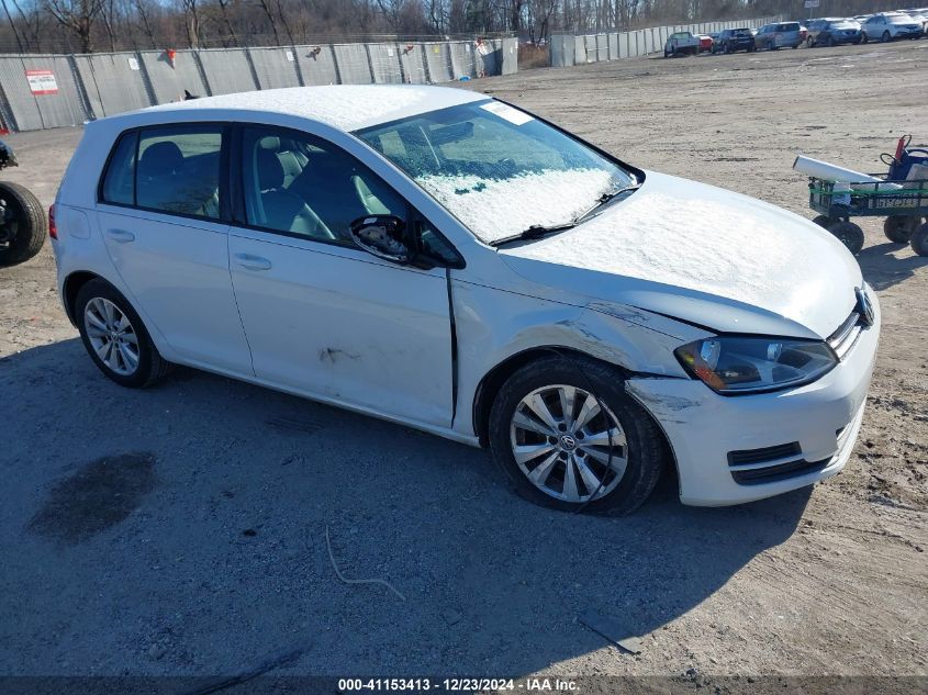 VIN 3VW2A7AUXFM030562 2015 Volkswagen Golf, Tdi S 4... no.1