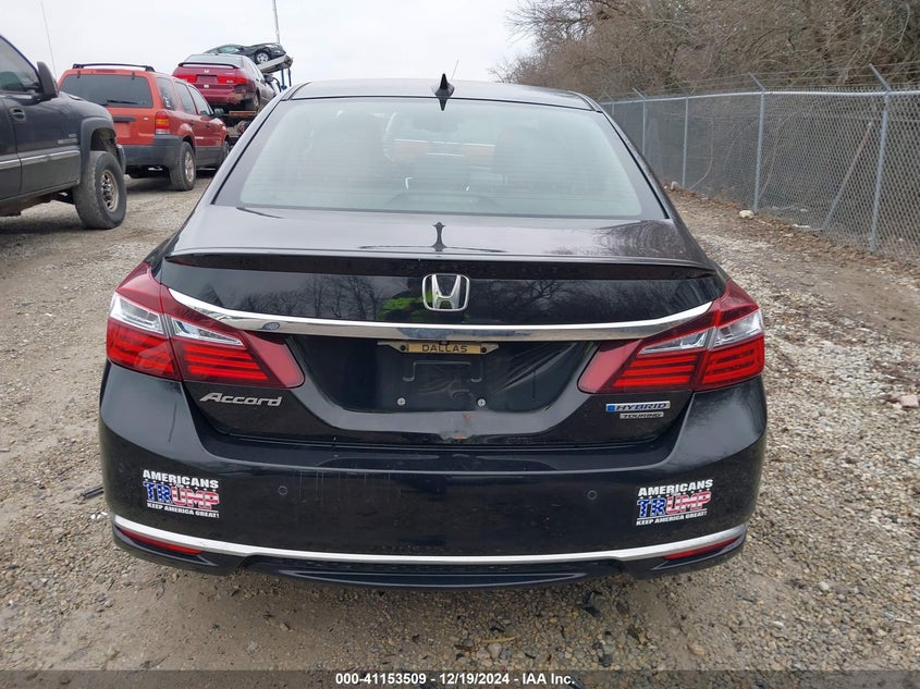 2017 HONDA ACCORD HYBRID VIN: JHMCR6F74HC019590