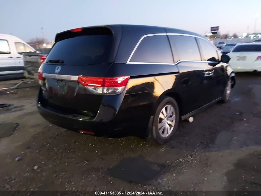 VIN 5FNRL5H61FB064966 2015 Honda Odyssey, Ex-L no.4