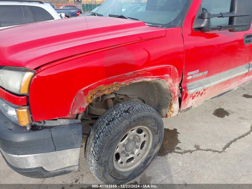2006 CHEVROLET SILVERADO 2500HD VIN: 1GCHK23D96F164778