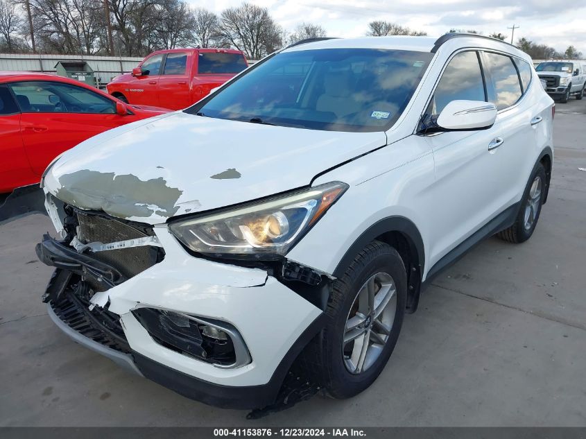 VIN 5XYZU3LB0JG547937 2018 HYUNDAI SANTA FE SPORT no.2