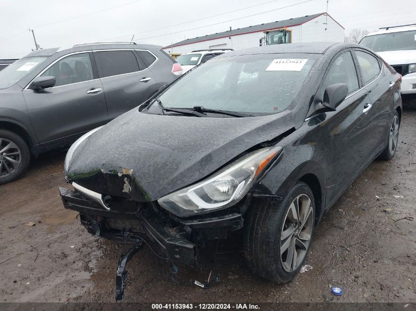 2015 Hyundai Elantra Limited VIN: 5NPDH4AE2FH562957 Lot: 41153943