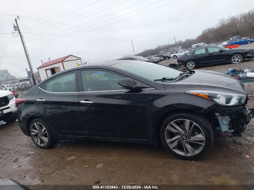 2015 Hyundai Elantra Limited VIN: 5NPDH4AE2FH562957 Lot: 41153943