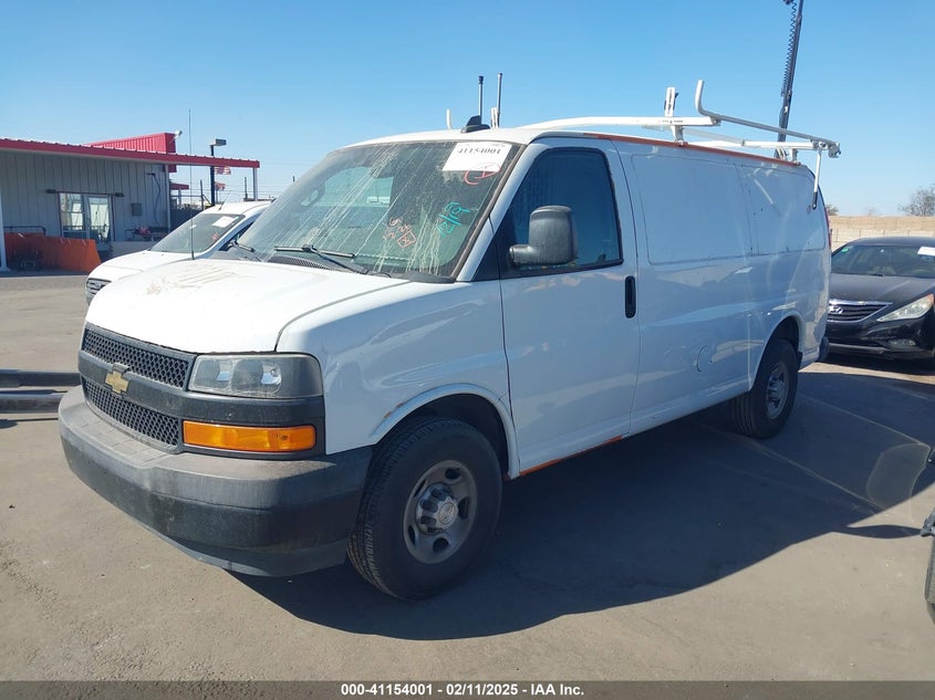 Vin: 1gcwgafg0k1308167, lot: 41644247, chevrolet express 2500 work van 20192