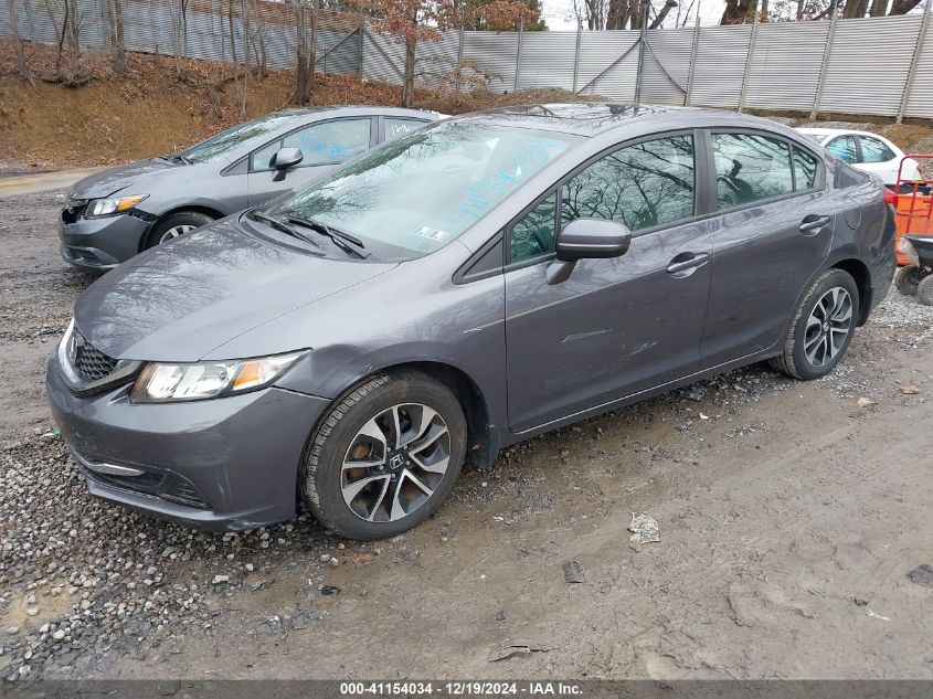 VIN 19XFB2F81FE232555 2015 Honda Civic, EX no.2