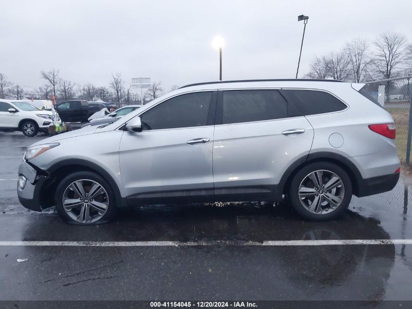 2015 Hyundai Santa Fe Limited VIN: KM8SRDHFXFU115796 Lot: 41154045