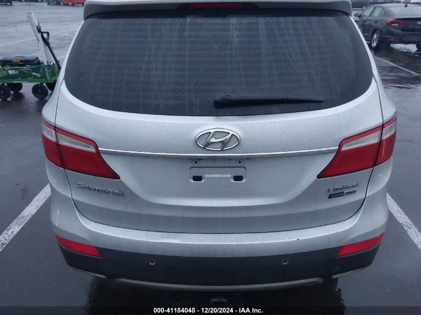 2015 Hyundai Santa Fe Limited VIN: KM8SRDHFXFU115796 Lot: 41154045