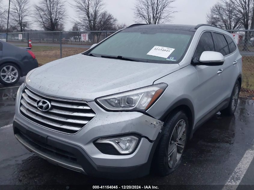 VIN KM8SRDHFXFU115796 2015 Hyundai Santa Fe, Limited no.2