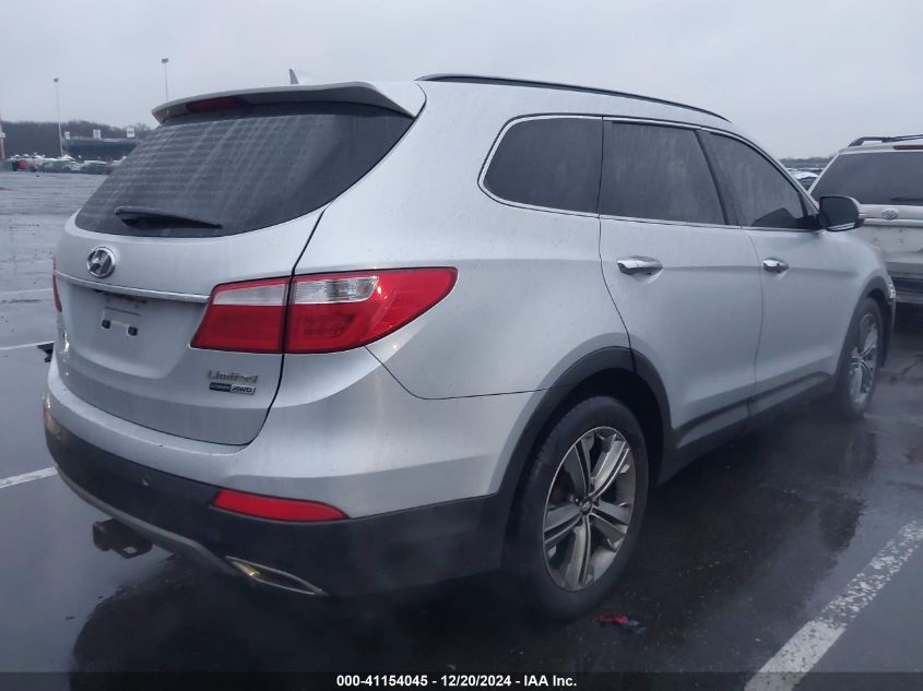 VIN KM8SRDHFXFU115796 2015 Hyundai Santa Fe, Limited no.4