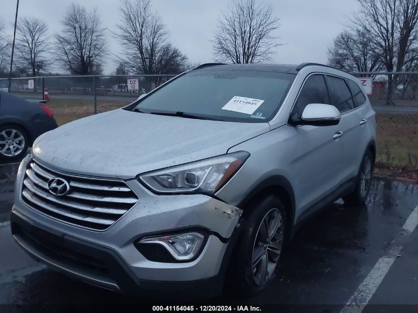 2015 Hyundai Santa Fe Limited VIN: KM8SRDHFXFU115796 Lot: 41154045