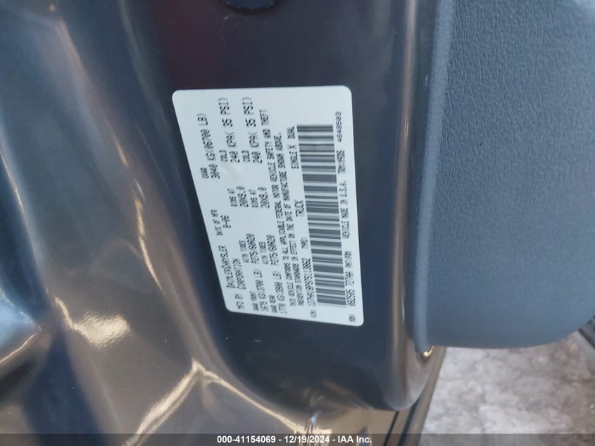 2007 DODGE RAM 1500 VIN: 1D7HA18P97S113862