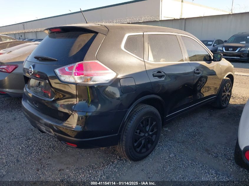 VIN KNMAT2MT0GP673559 2016 Nissan Rogue, S/Sl/Sv no.4