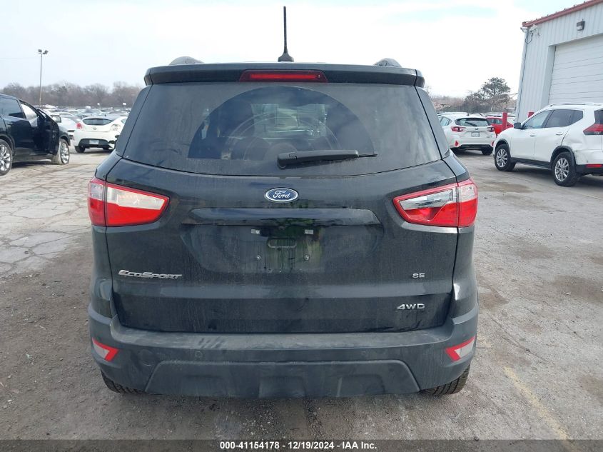 2020 Ford Ecosport Se VIN: MAJ6S3GL5LC311521 Lot: 41154178