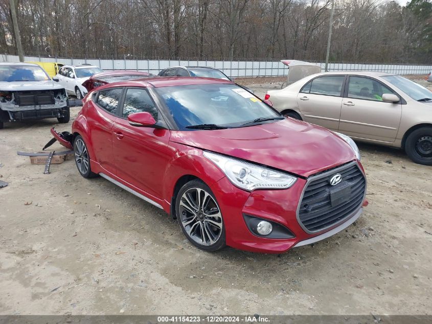 VIN KMHTC6AE3GU258724 2016 Hyundai Veloster, Turbo no.1