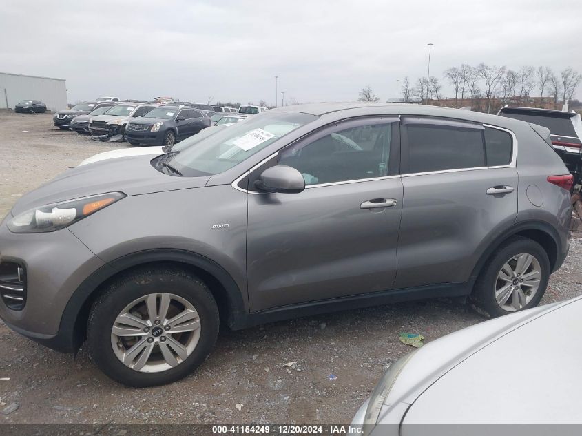 2017 Kia Sportage Lx VIN: KNDPMCAC1H7163126 Lot: 41154249