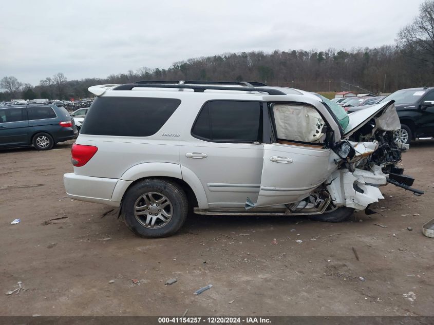 2007 Toyota Sequoia Limited V8 VIN: 5TDZT38A97S291862 Lot: 41154257