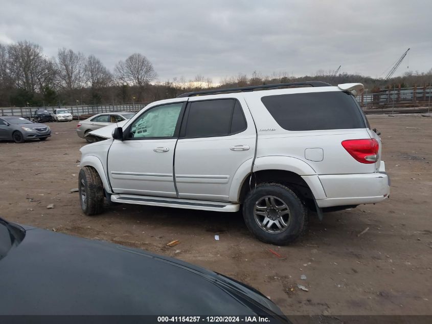 2007 Toyota Sequoia Limited V8 VIN: 5TDZT38A97S291862 Lot: 41154257