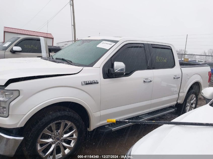 2015 FORD F-150 LARIAT - 1FTEW1EF4FFC90837