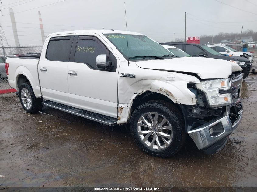 2015 FORD F-150 LARIAT - 1FTEW1EF4FFC90837