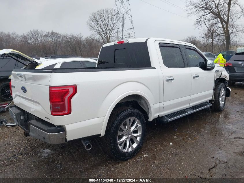 2015 FORD F-150 LARIAT - 1FTEW1EF4FFC90837