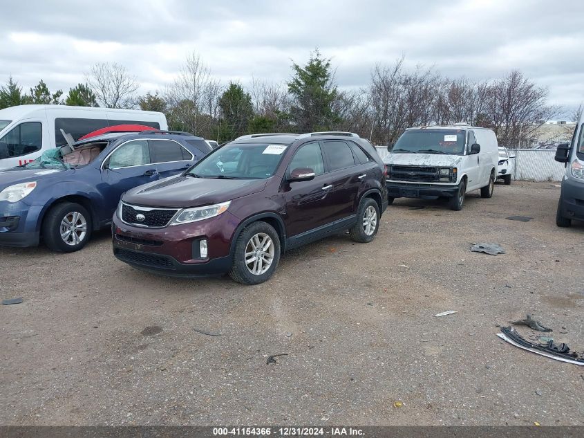 VIN 5XYKT4A65EG482301 2014 KIA SORENTO no.2