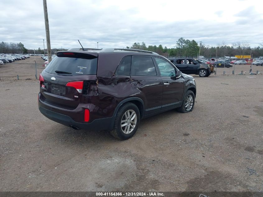 VIN 5XYKT4A65EG482301 2014 KIA SORENTO no.4