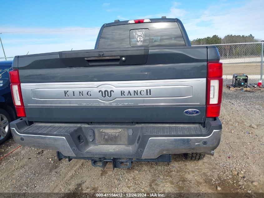 2021 Ford F-250 King Ranch VIN: 1FT8W2BT9MEC97329 Lot: 41154412